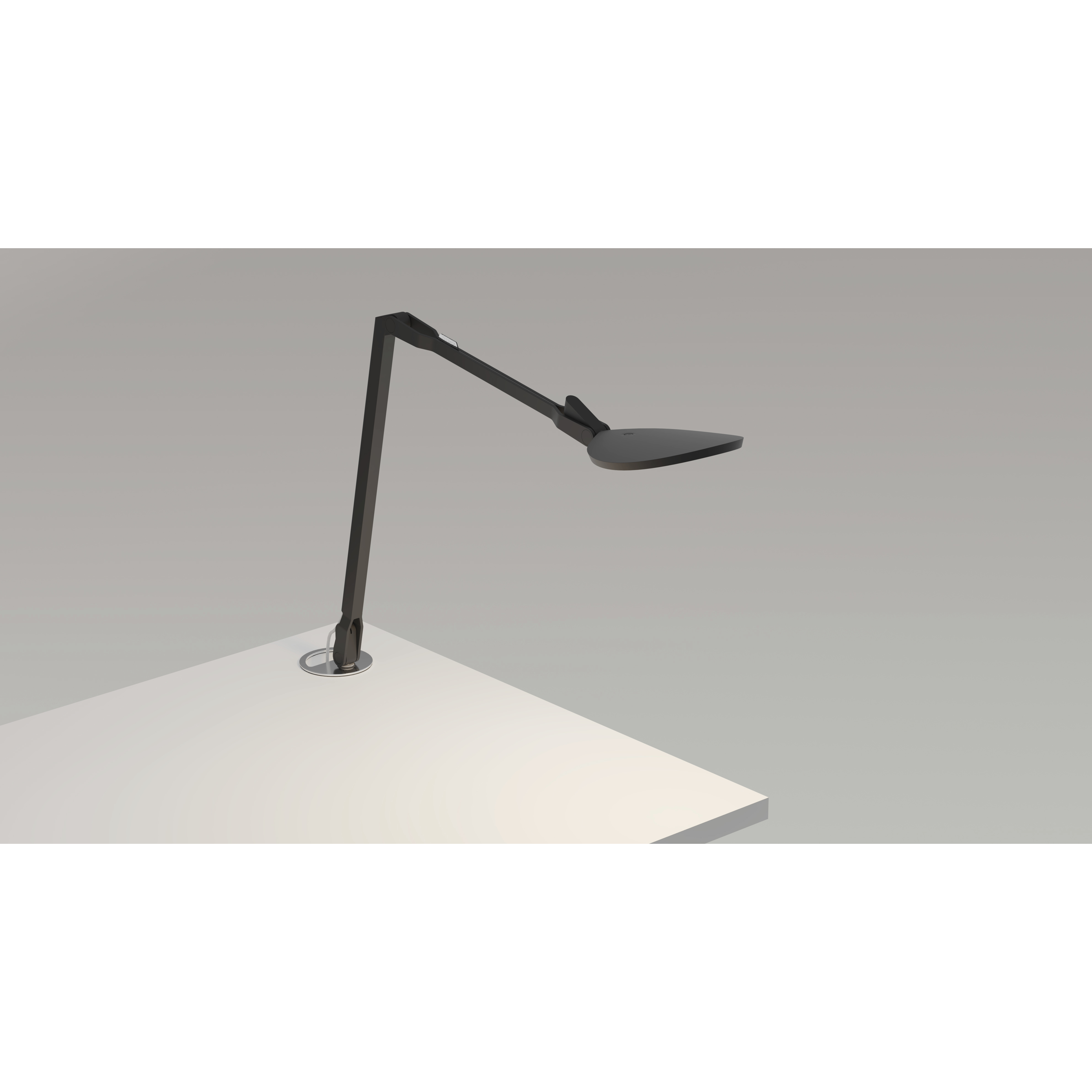 Splitty Reach 14.5 inch 7.00 watt Matte Black Desk Lamp Portable Light, Grommet Mount